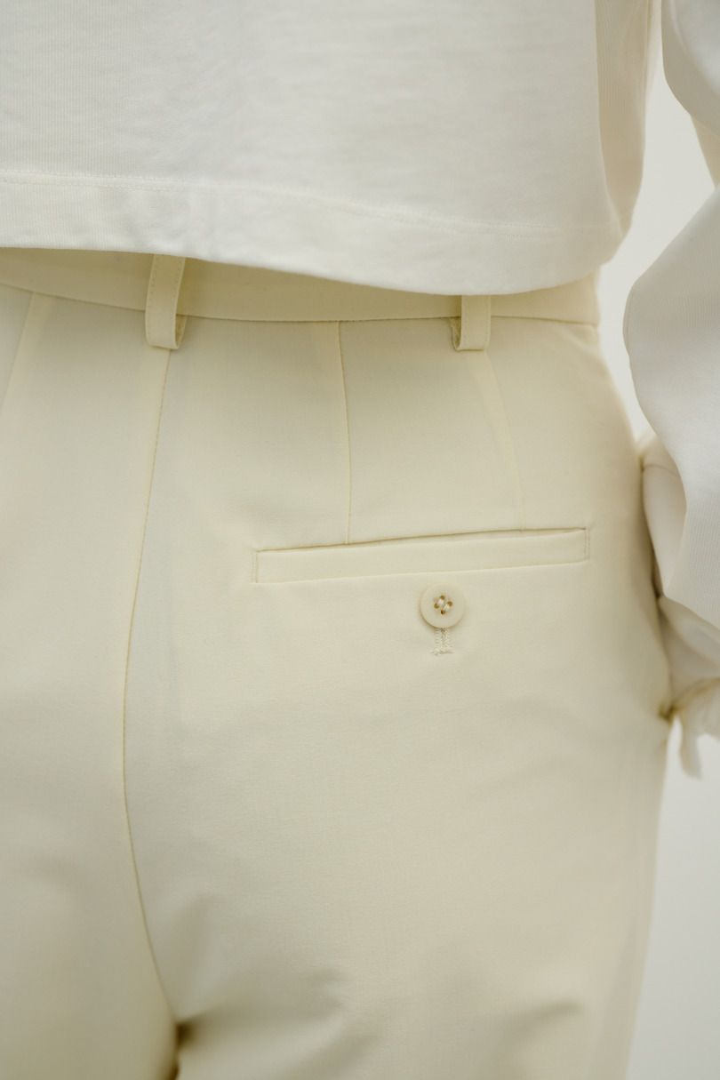 ベーシックツータックパンツ 詳細画像 IVOY 10