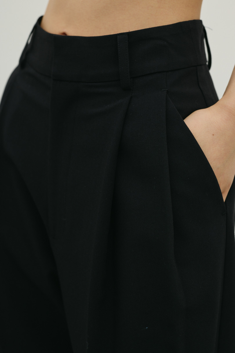 ベーシックツータックパンツ 詳細画像 BLK 6