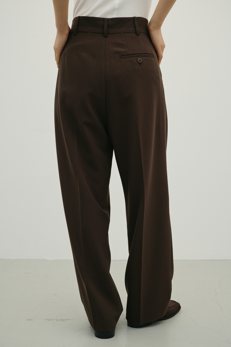 ベーシックツータックパンツ 詳細画像 BRN 6