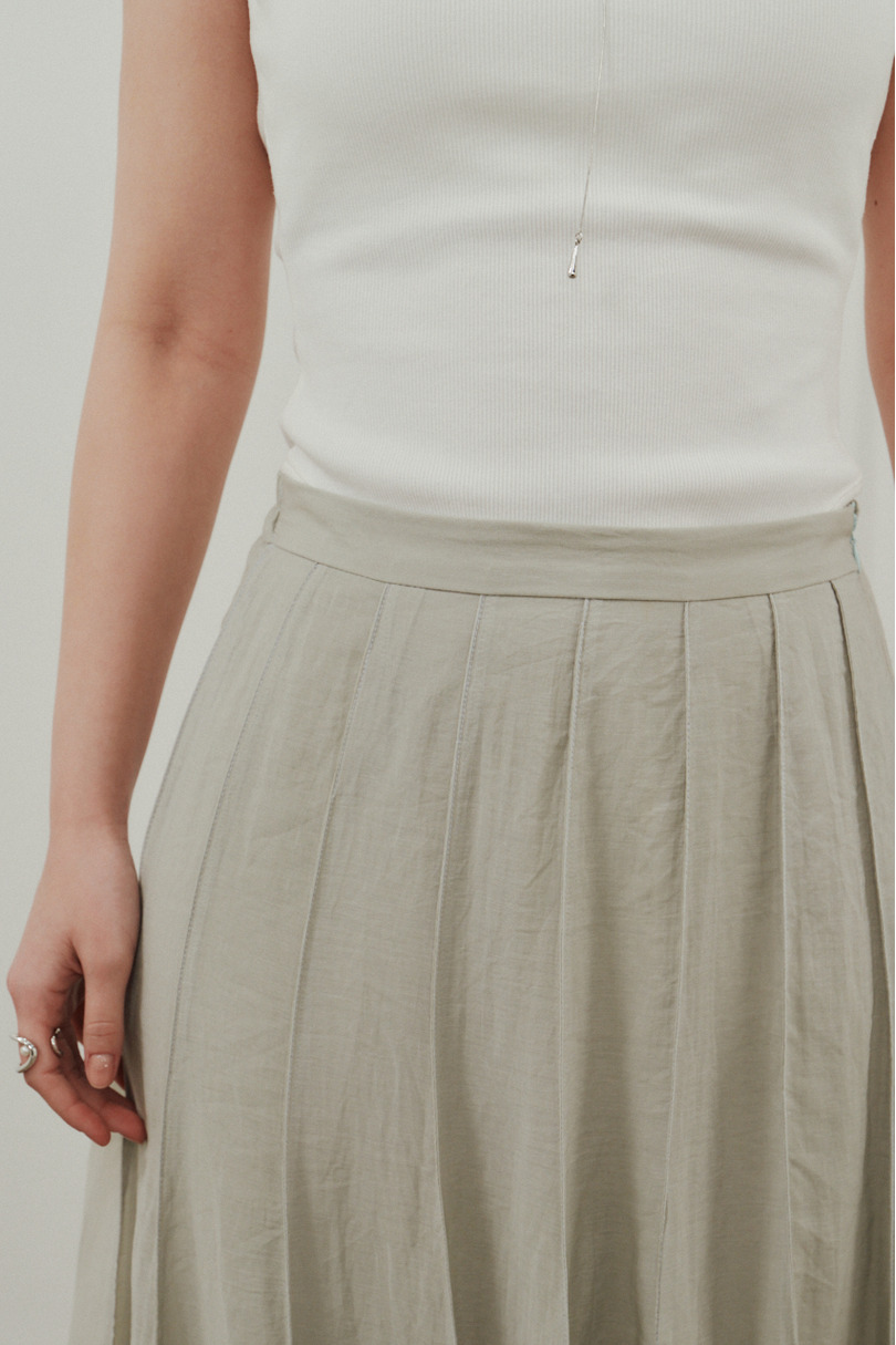 ピンタックシアースカート 詳細画像 MINT 10