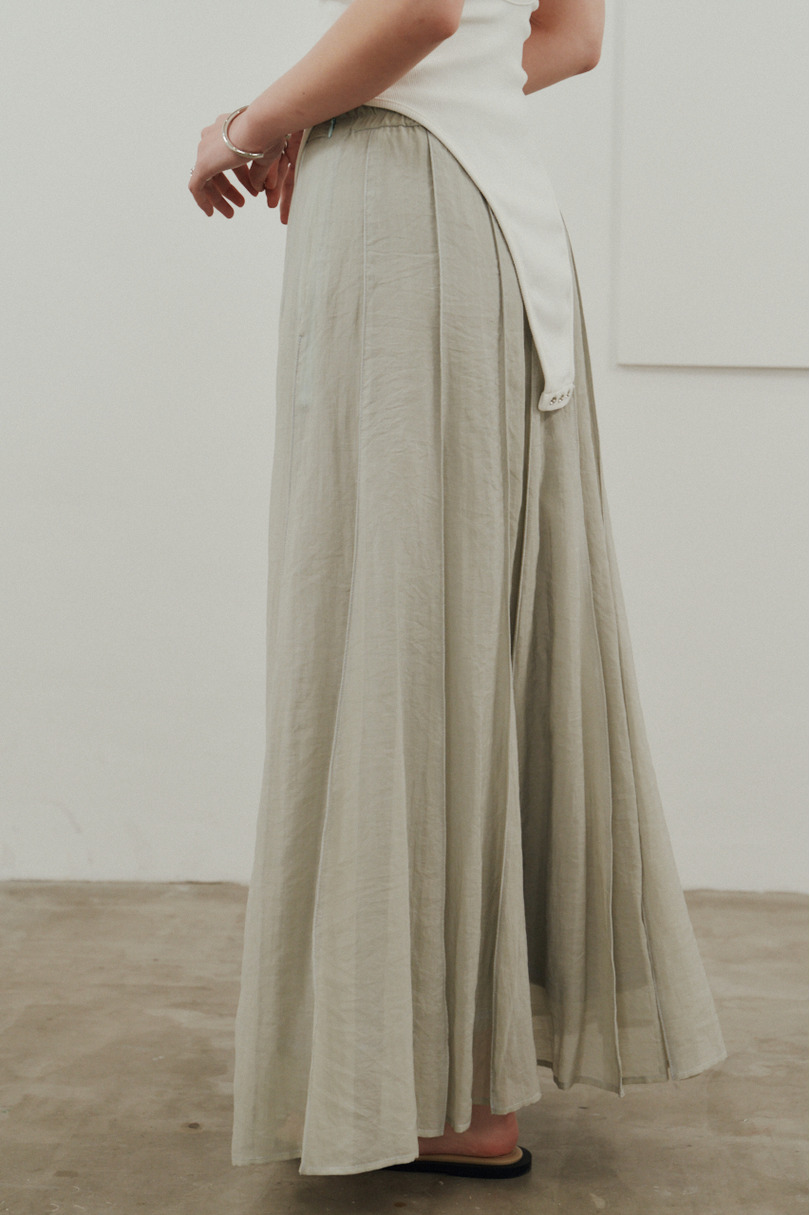 ピンタックシアースカート 詳細画像 MINT 6