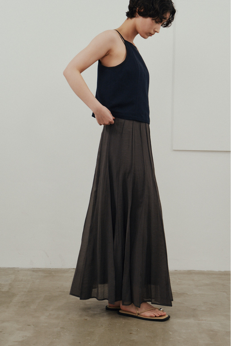 ピンタックシアースカート 詳細画像 C.GRY 5