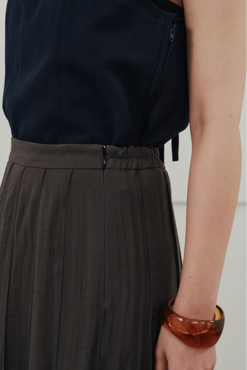 ピンタックシアースカート 詳細画像 C.GRY 9