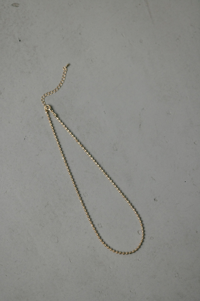 ボールチェーンネックレス 詳細画像 GLD 2