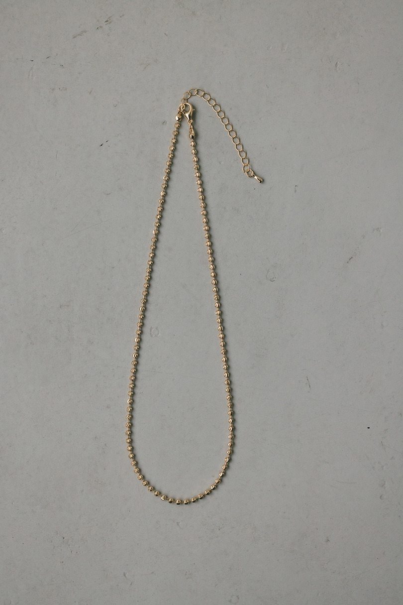 ボールチェーンネックレス 詳細画像 GLD 4