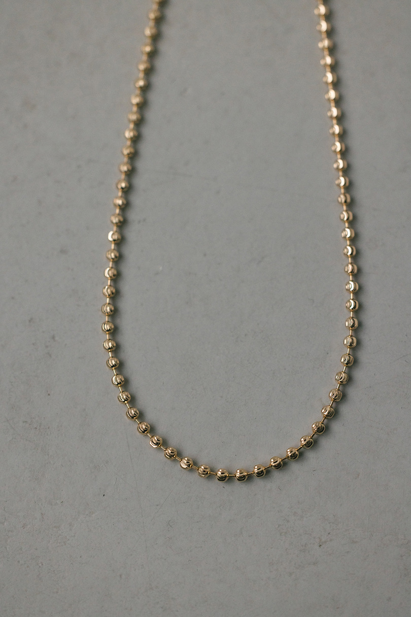 ボールチェーンネックレス 詳細画像 GLD 5