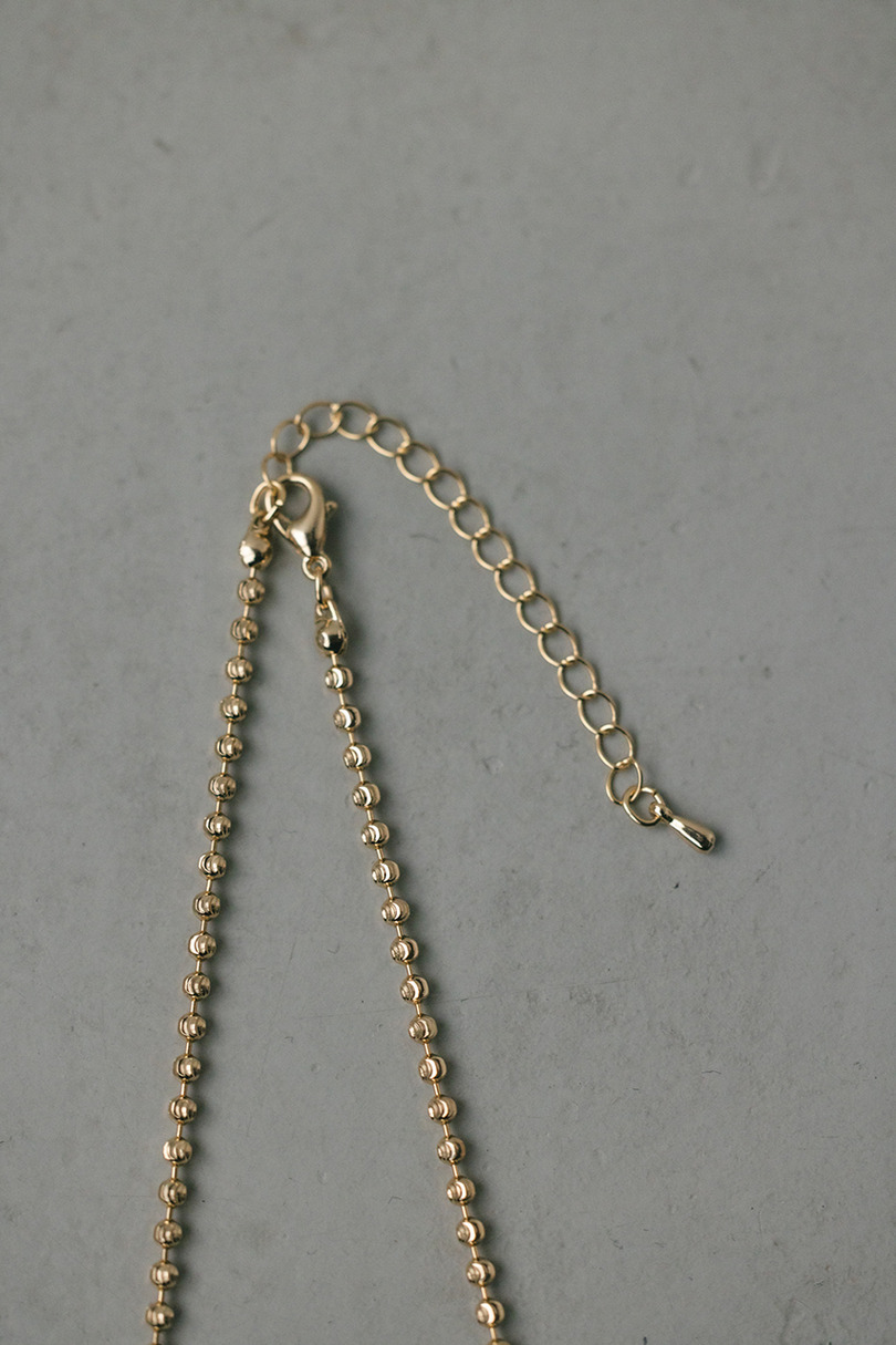 ボールチェーンネックレス 詳細画像 GLD 6