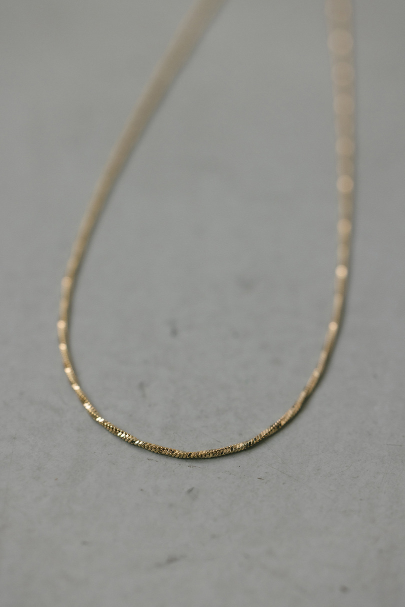 スネイクグリッターネックレス 詳細画像 GLD 3