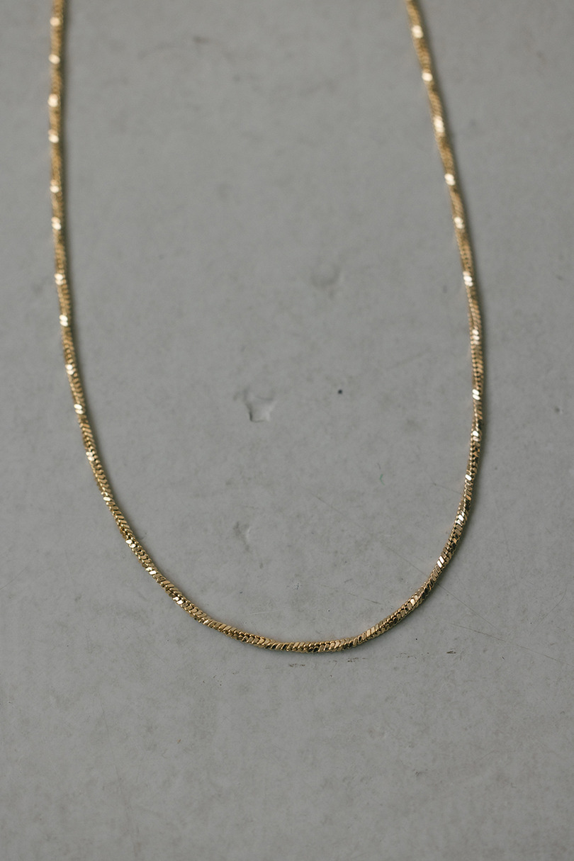スネイクグリッターネックレス 詳細画像 GLD 4