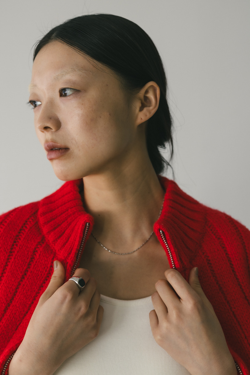 スネイクグリッターネックレス