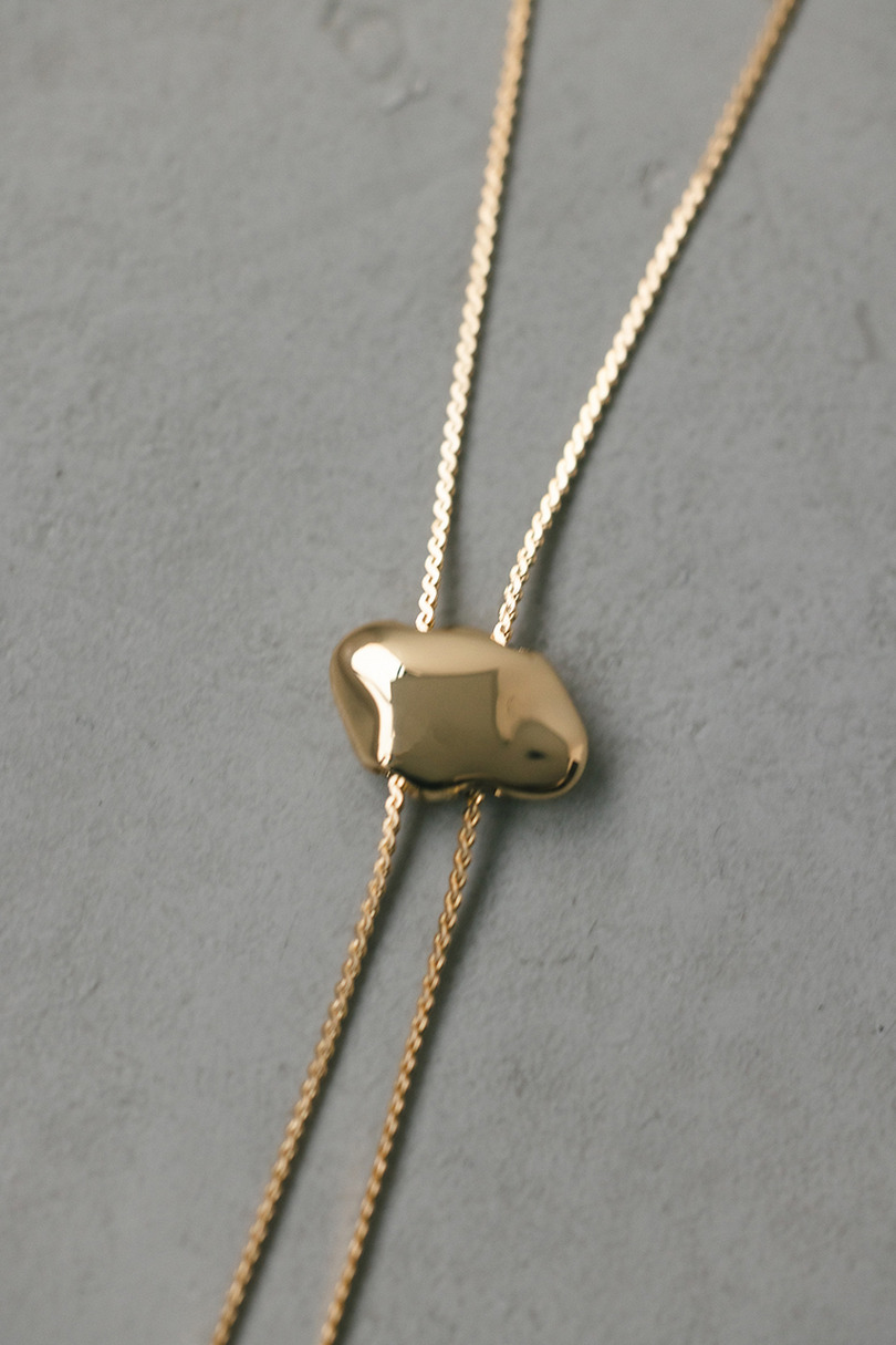 モチーフタイネックレス 詳細画像 GLD 8