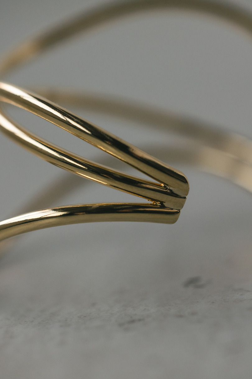 ウェーブバングル 詳細画像 GLD 6