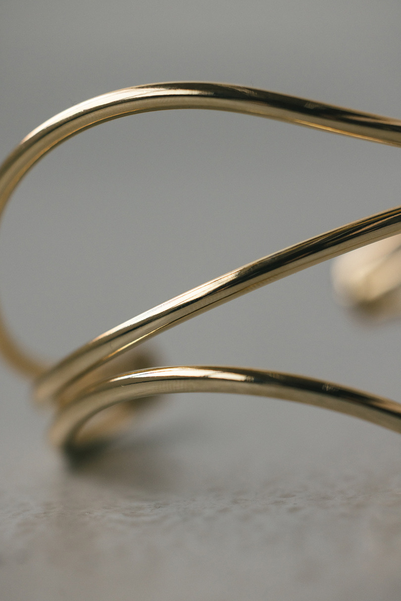 ウェーブバングル 詳細画像 GLD 7