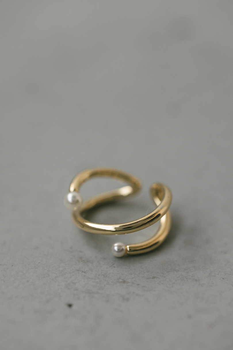 イミテーションパールリング 詳細画像 GLD 3