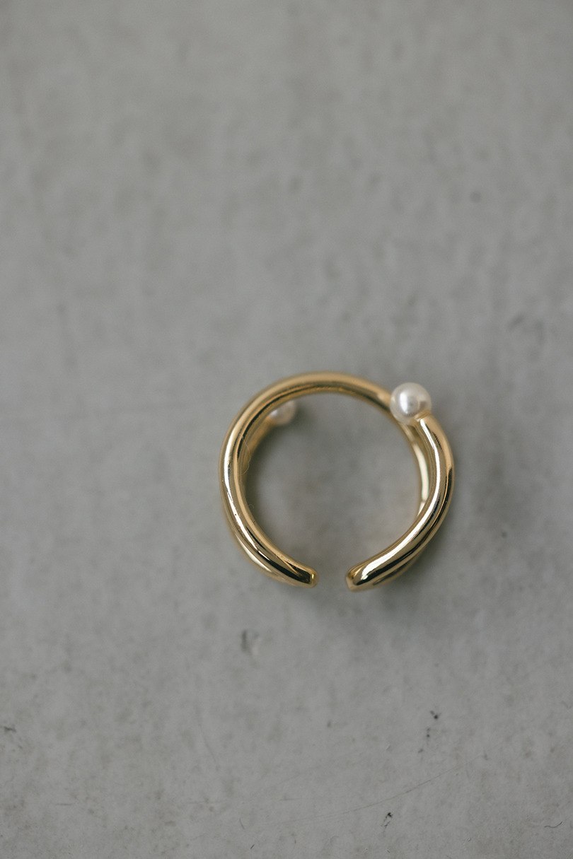 イミテーションパールリング 詳細画像 GLD 8