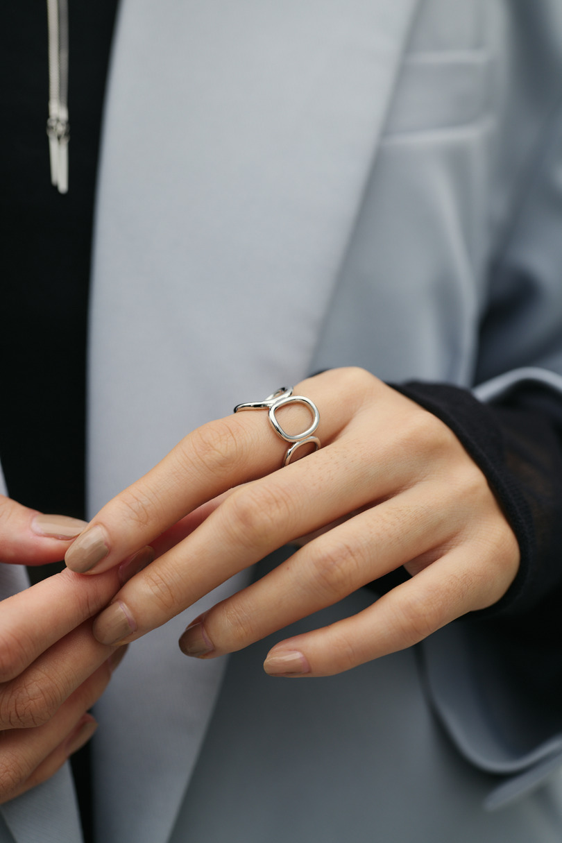 ランダムサークルリング 詳細画像 SLV 2