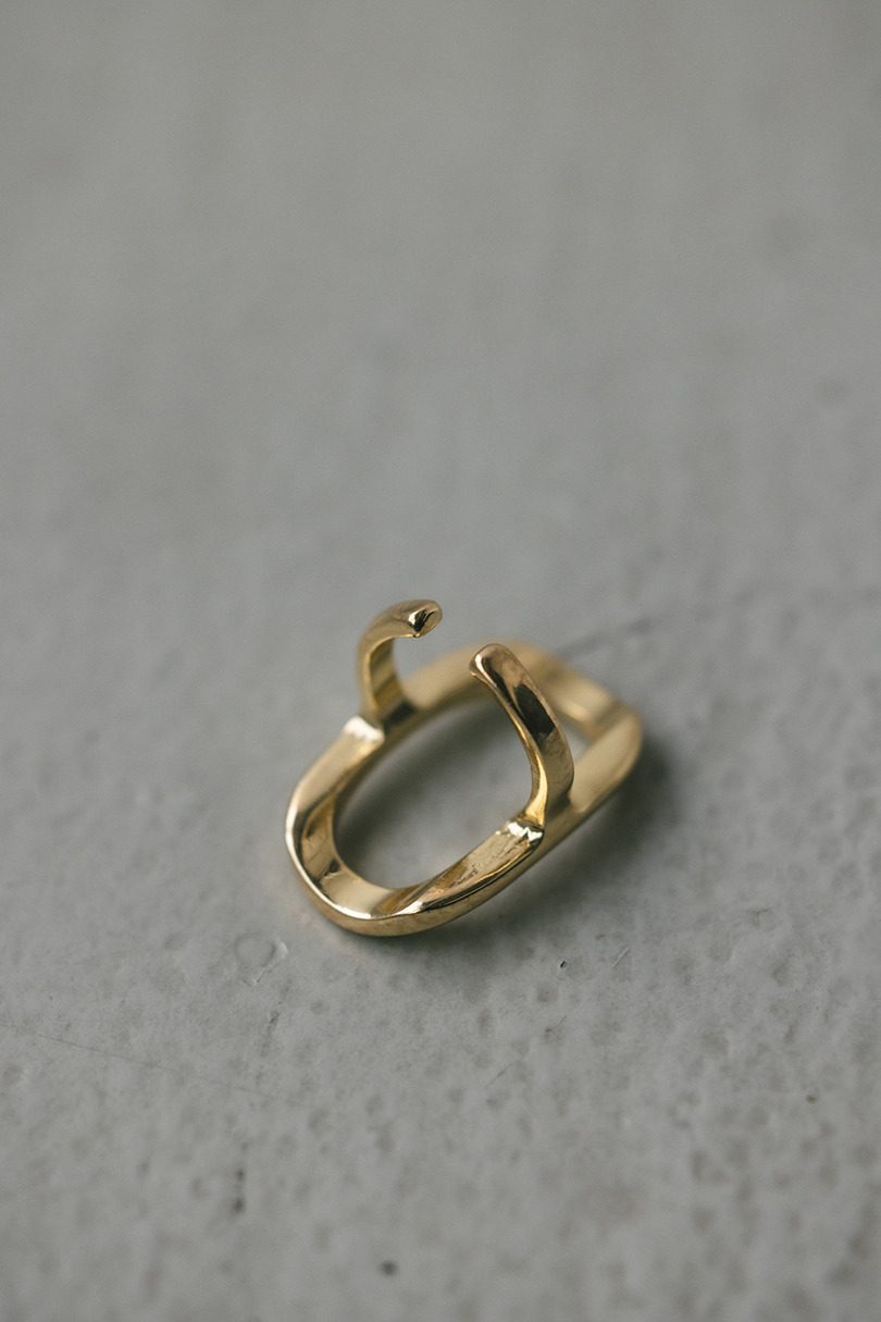 オーバルモチーフリング 詳細画像 GLD 10