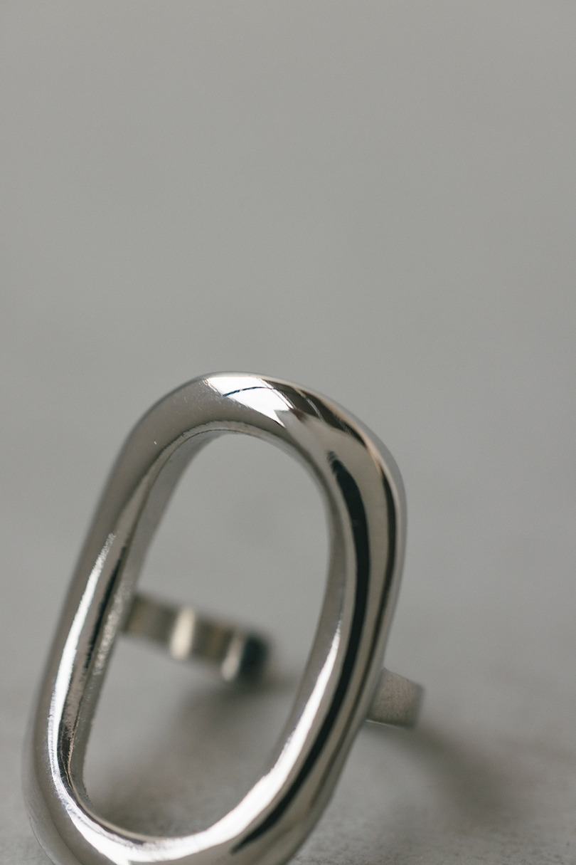 オーバルモチーフリング 詳細画像 SLV 8