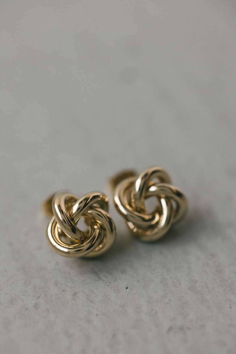 ノットモチーフピアス 詳細画像 GLD 4