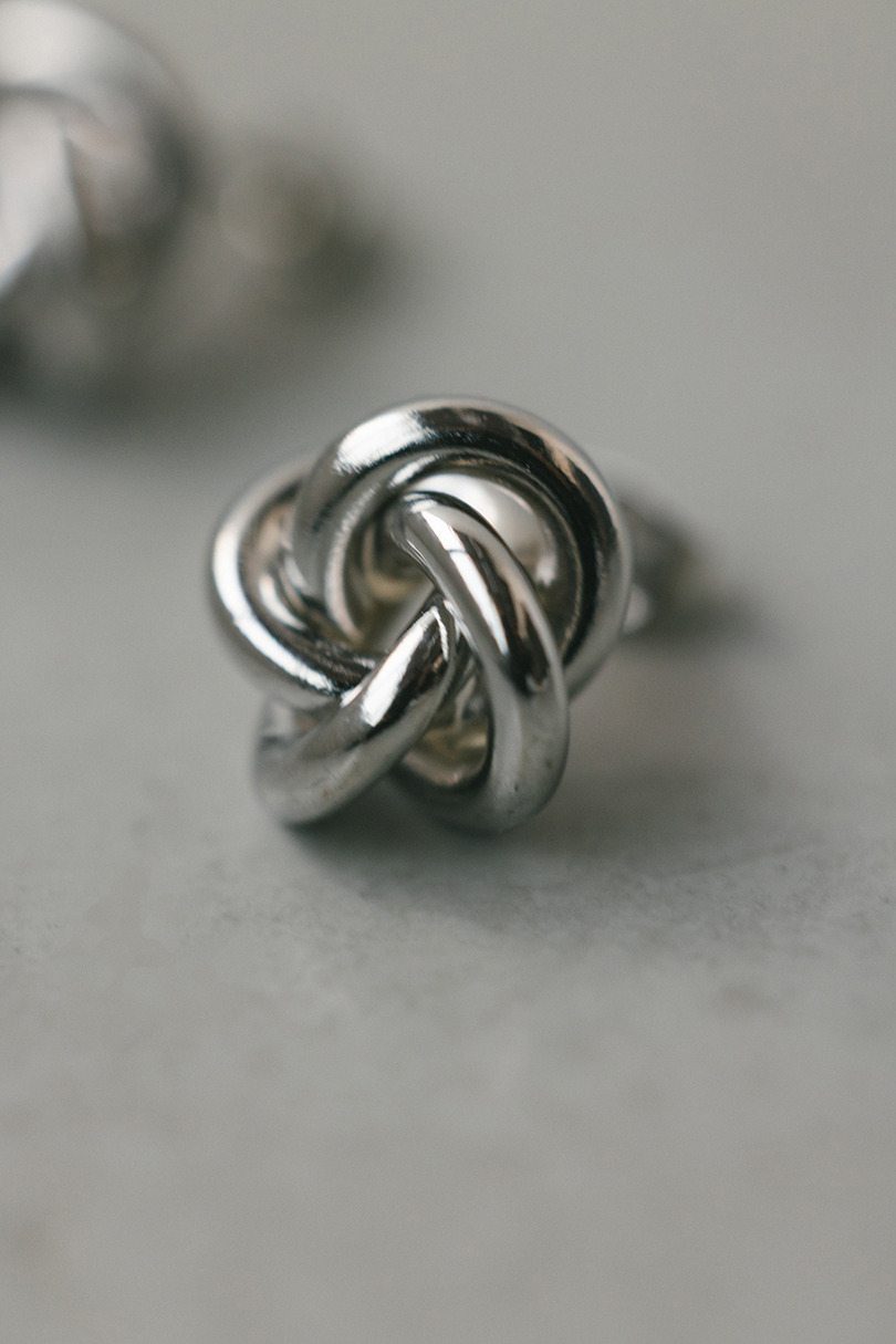 ノットモチーフピアス 詳細画像 SLV 10