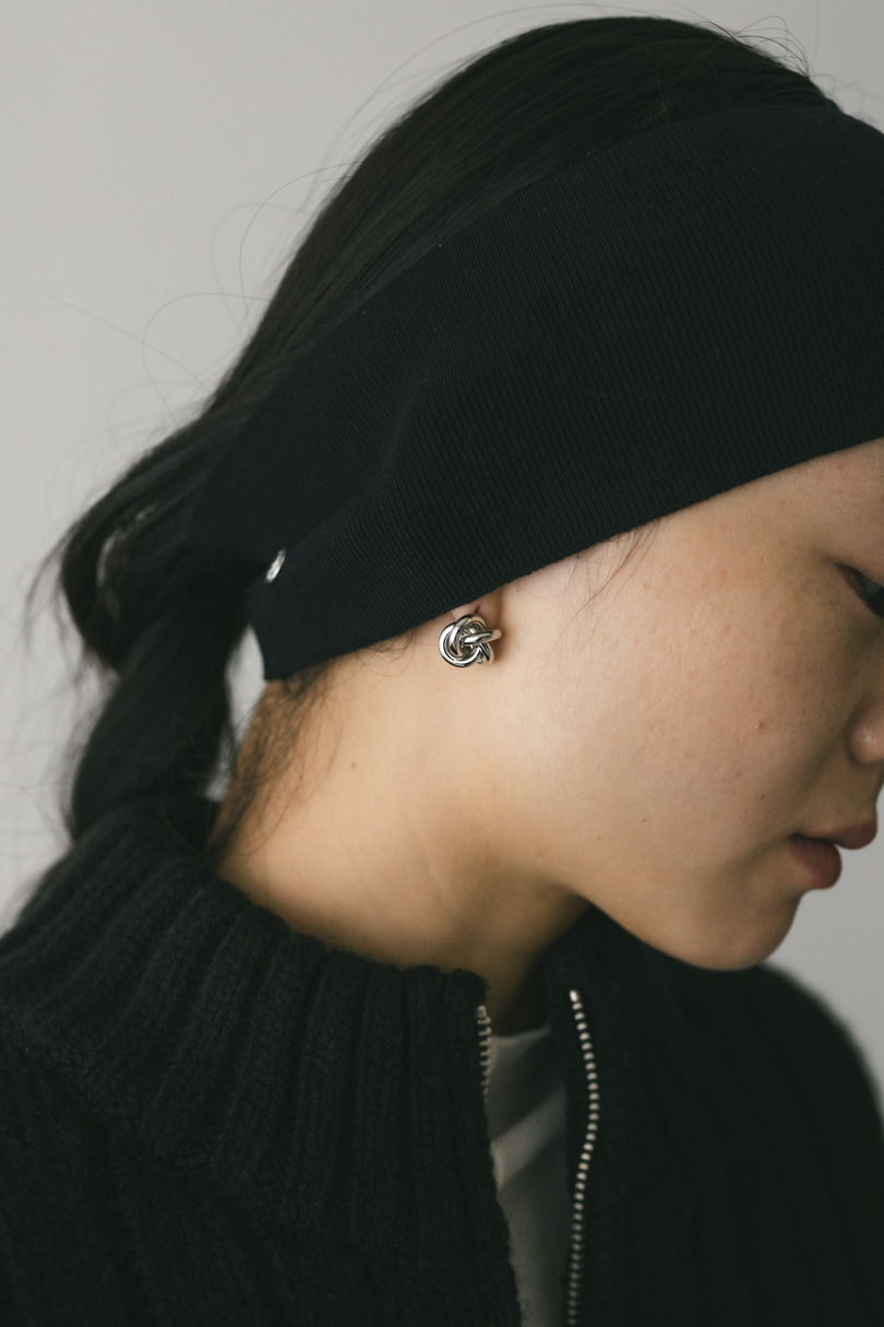 ノットモチーフピアス 詳細画像 SLV 2