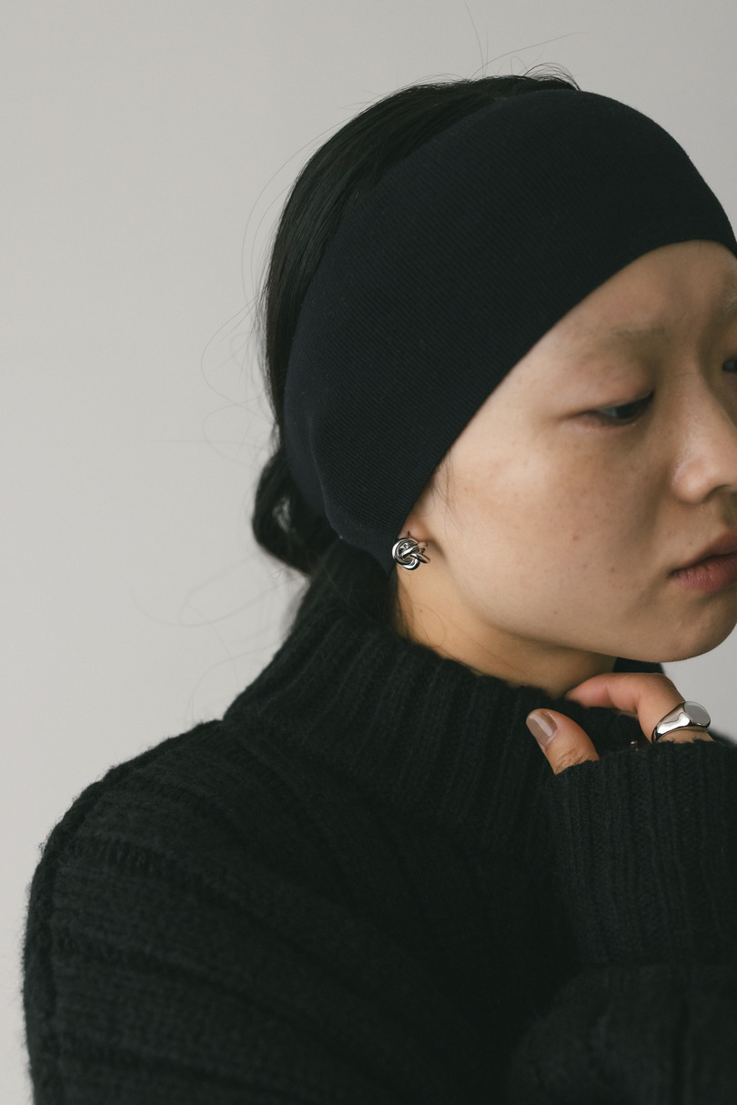 ノットモチーフピアス 詳細画像 SLV 3