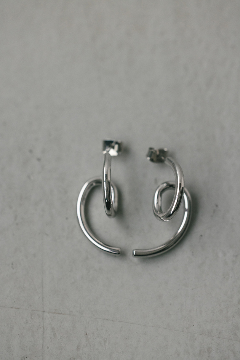 ノットラインピアス 詳細画像 SLV 3