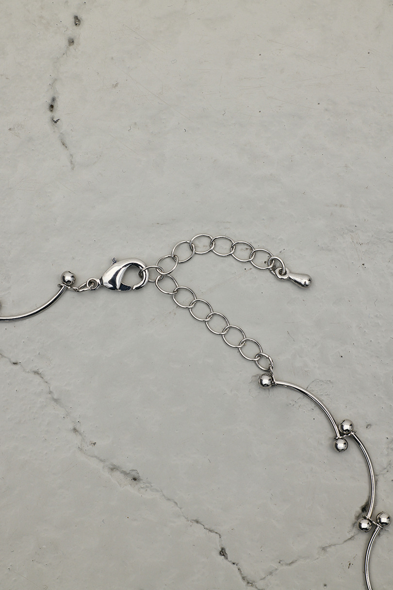 ウェーブデザインチェーンネックレス 詳細画像 SLV 6