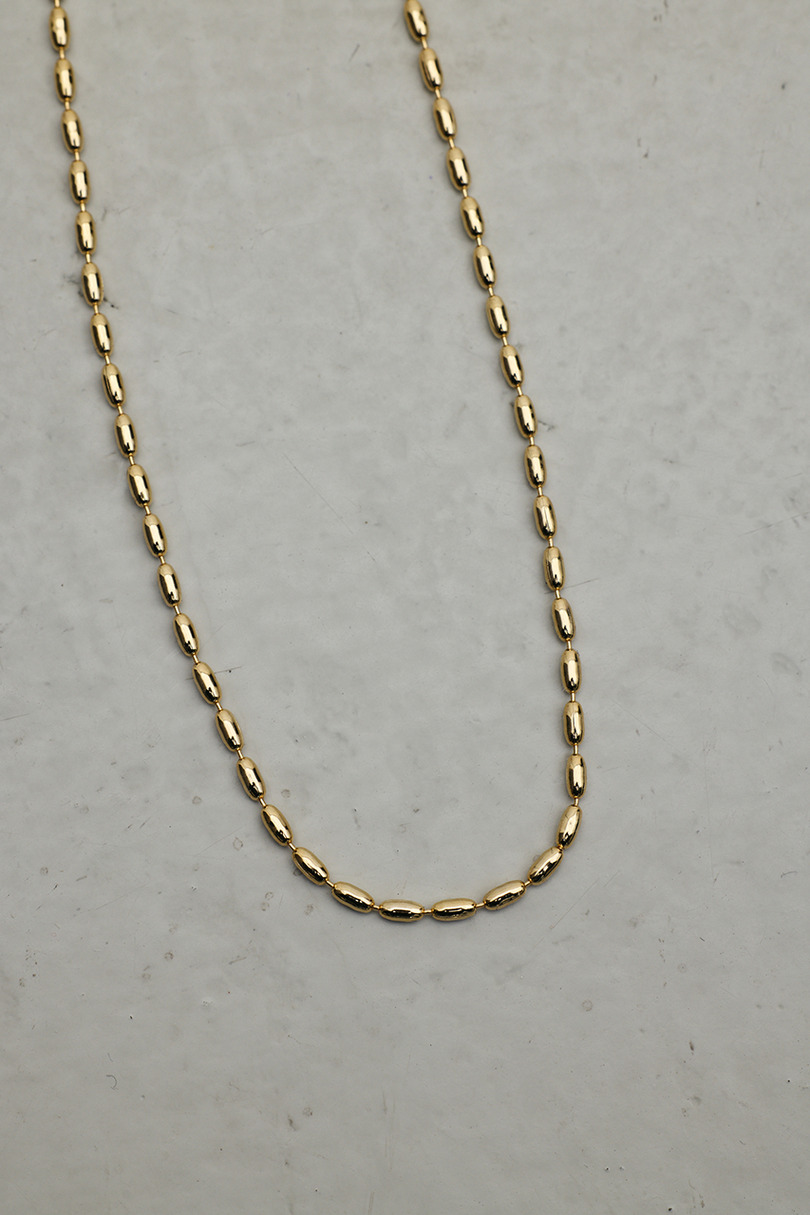 オーバルチェーンネックレス 詳細画像 GLD 4