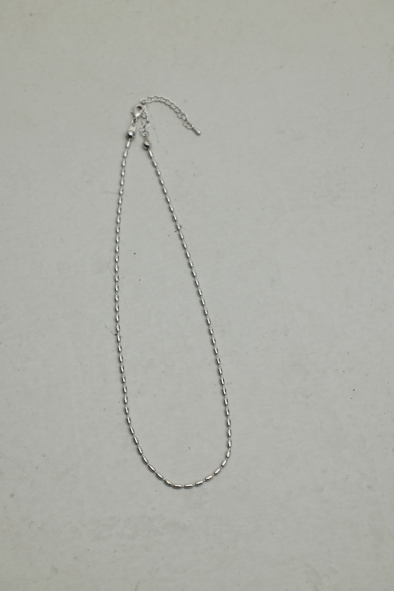 オーバルチェーンネックレス 詳細画像 SLV 4