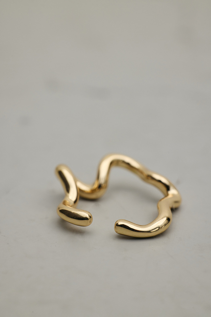 ウェーブラインイヤーカフ 詳細画像 GLD 10