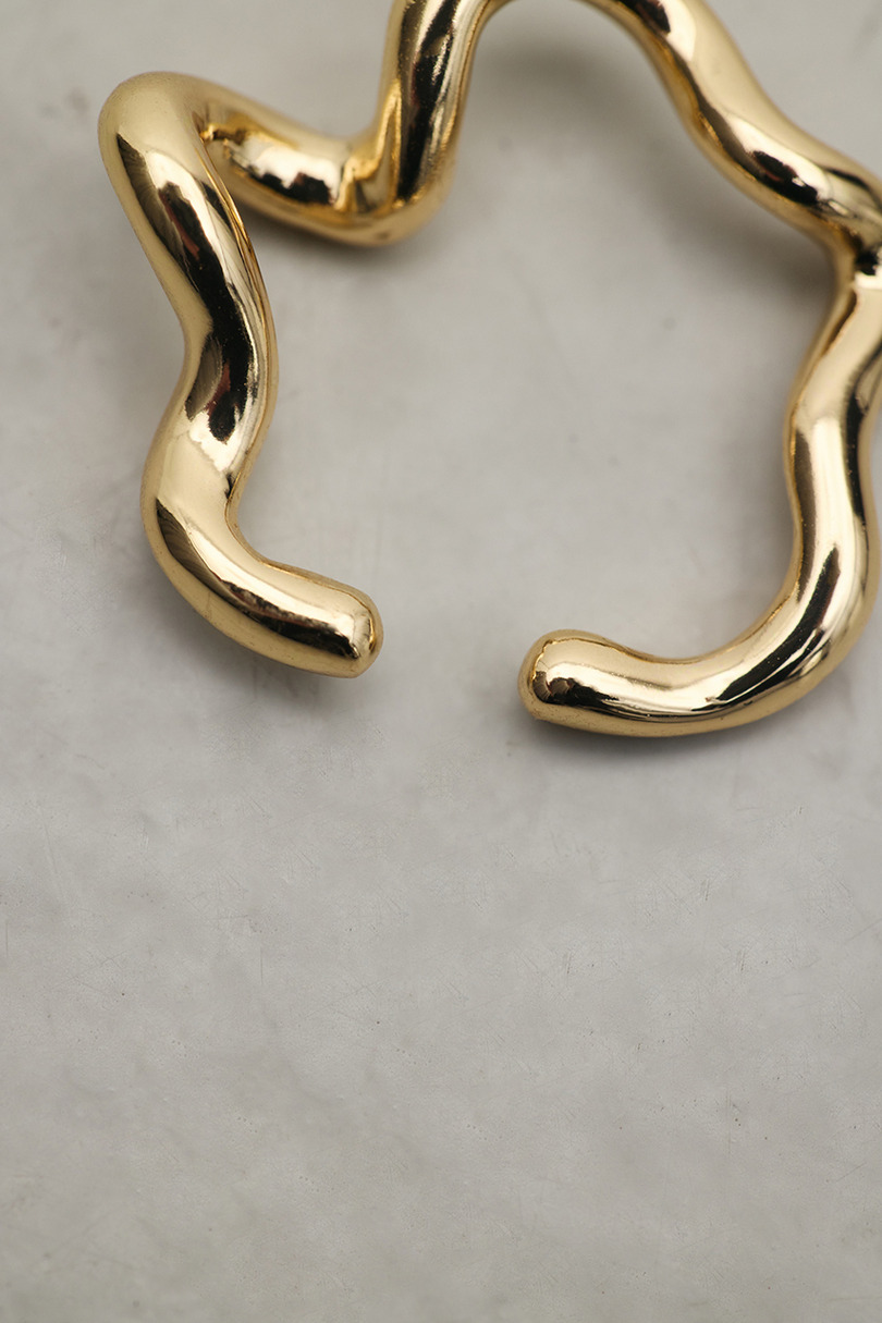 ウェーブラインイヤーカフ 詳細画像 GLD 11