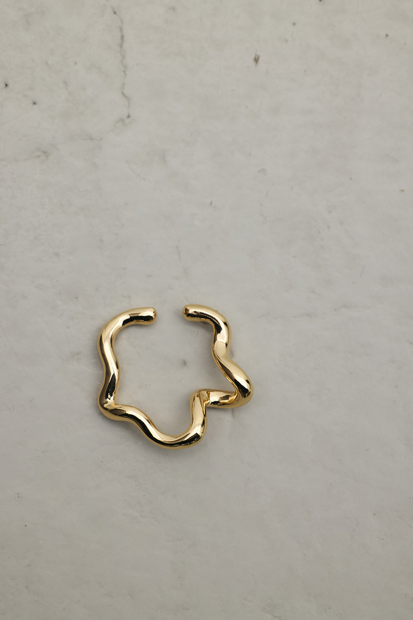 ウェーブラインイヤーカフ 詳細画像 GLD 5