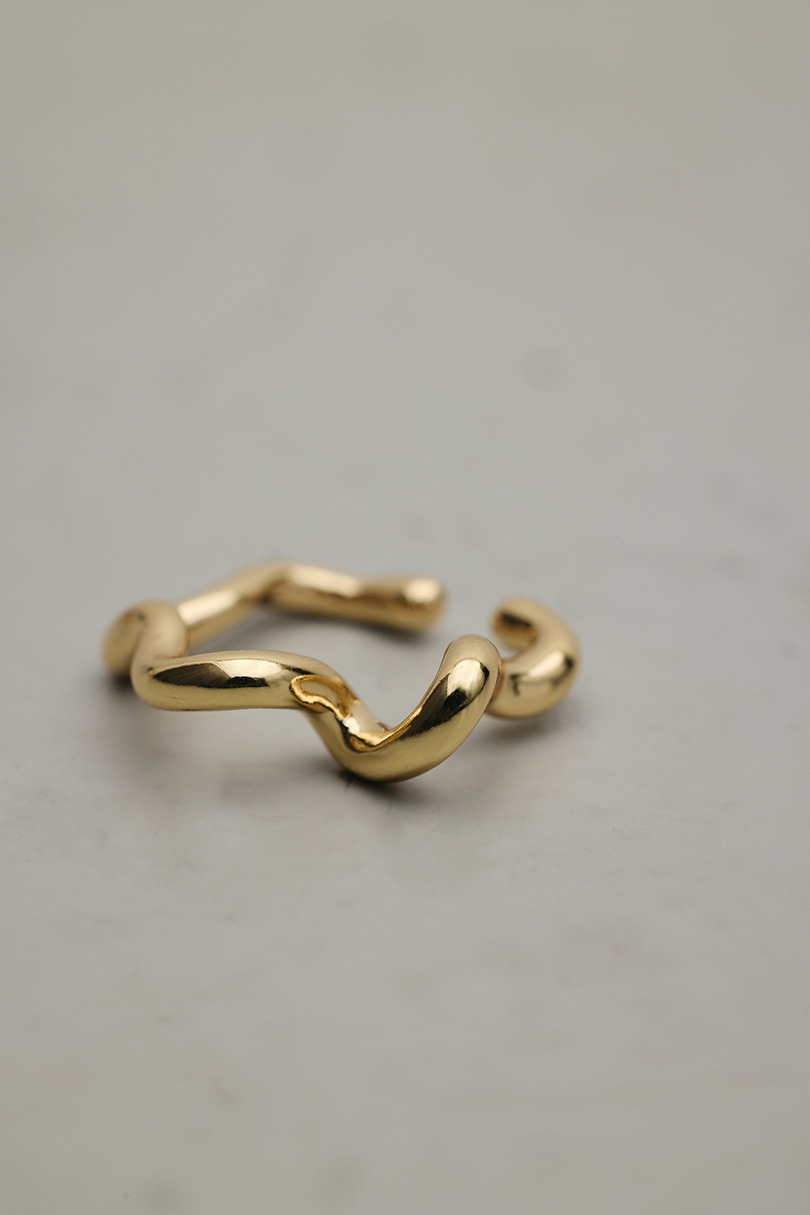 ウェーブラインイヤーカフ 詳細画像 GLD 8