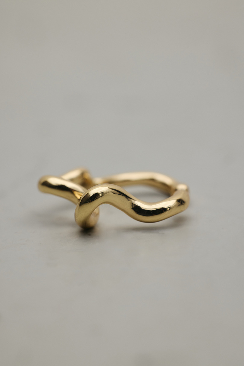 ウェーブラインイヤーカフ 詳細画像 GLD 9