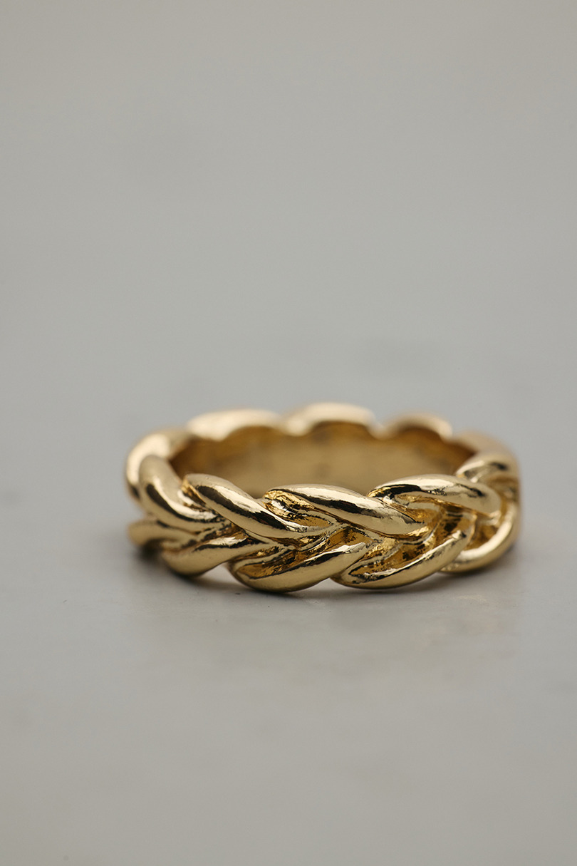 ツイストデザインリング 詳細画像 GLD 4