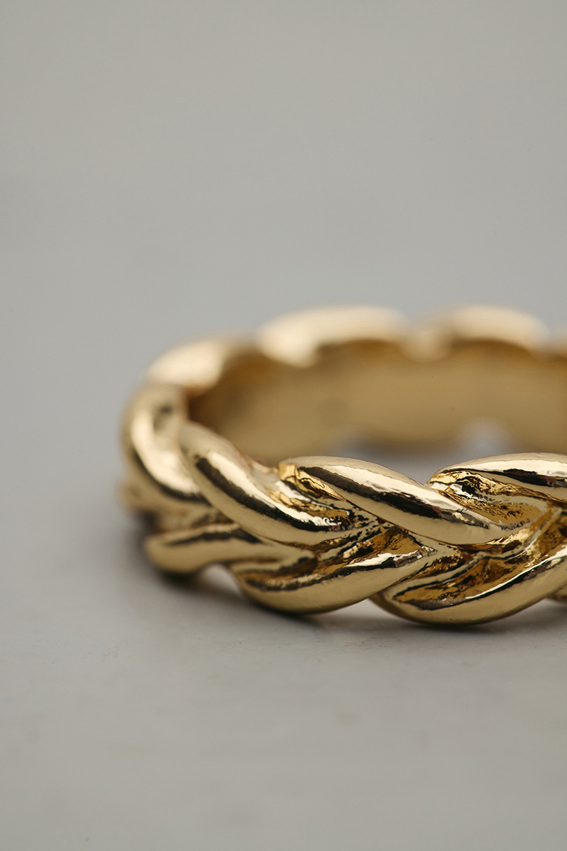 ツイストデザインリング 詳細画像 GLD 8