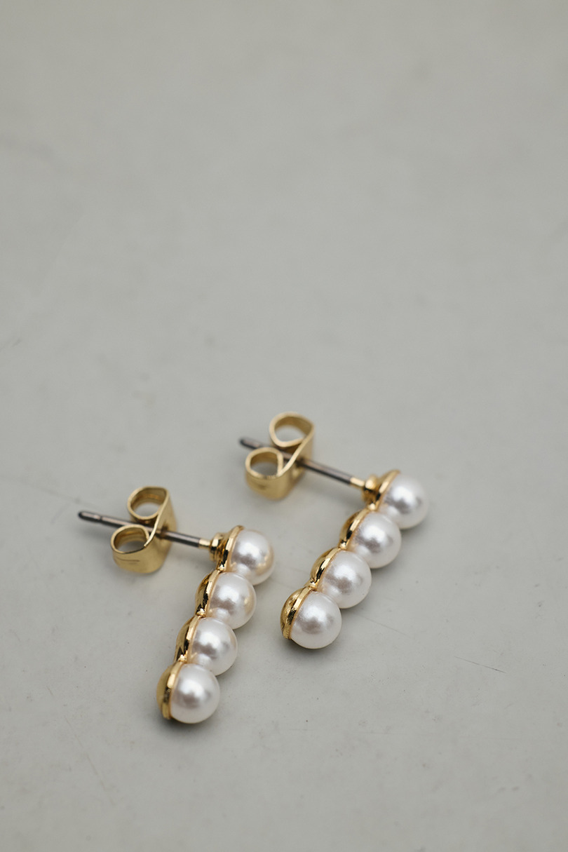 イミテーションパールピアス 詳細画像 GLD 5