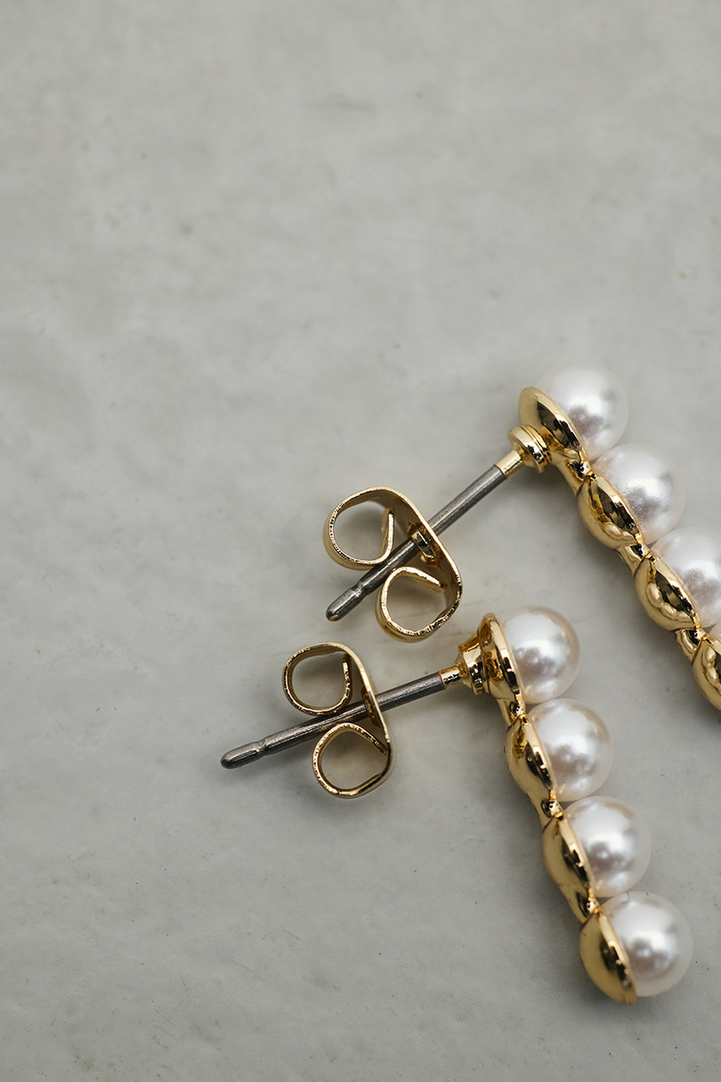 イミテーションパールピアス 詳細画像 GLD 6