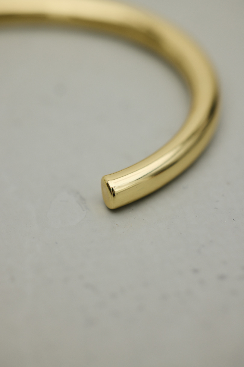 プレーンラインバングル 詳細画像 GLD 9