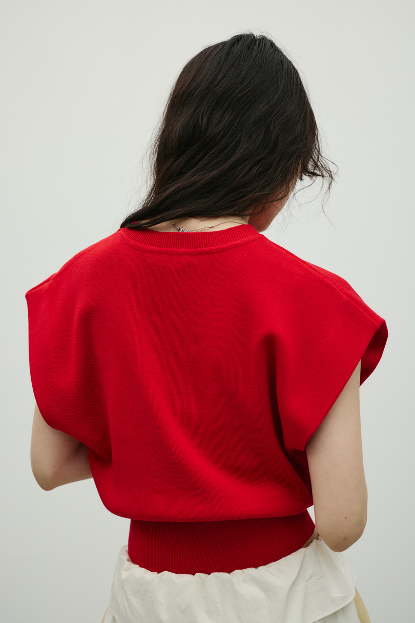 ショルダータックニット 詳細画像 RED 10