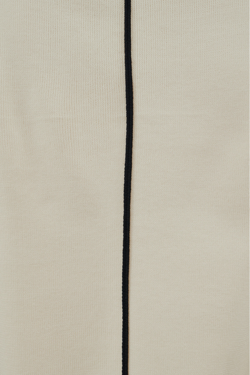 パイピングニットトップ 詳細画像 WHT 11