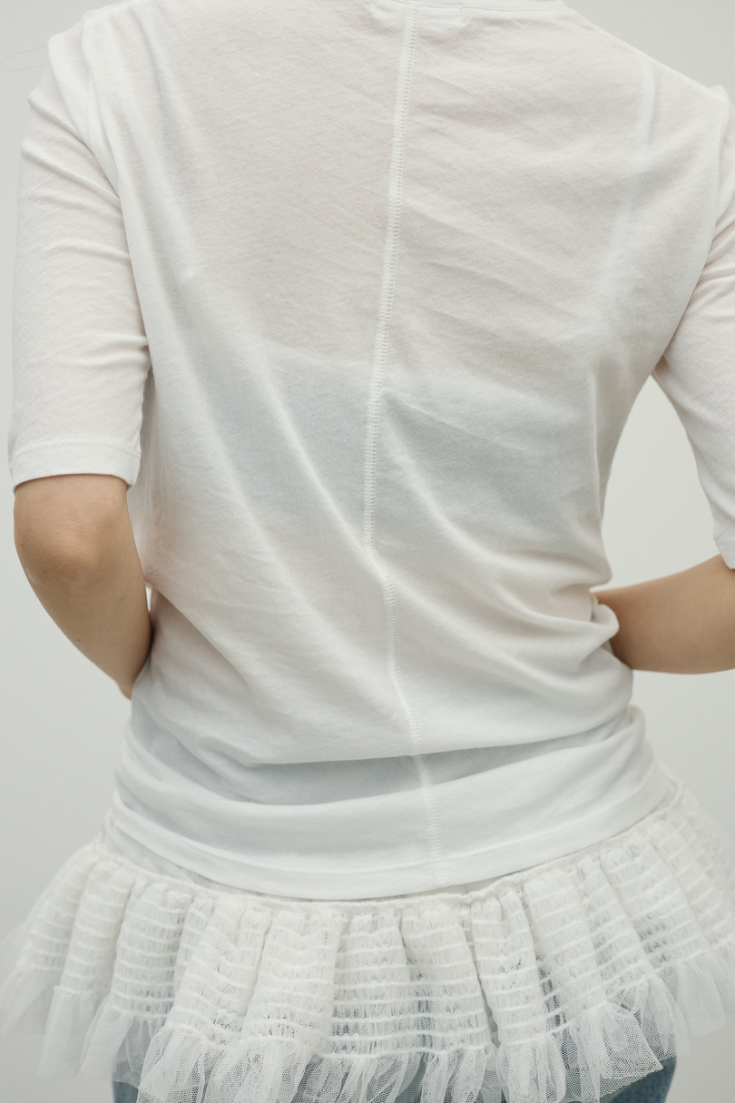 シアーバックシームT 詳細画像 WHT 10