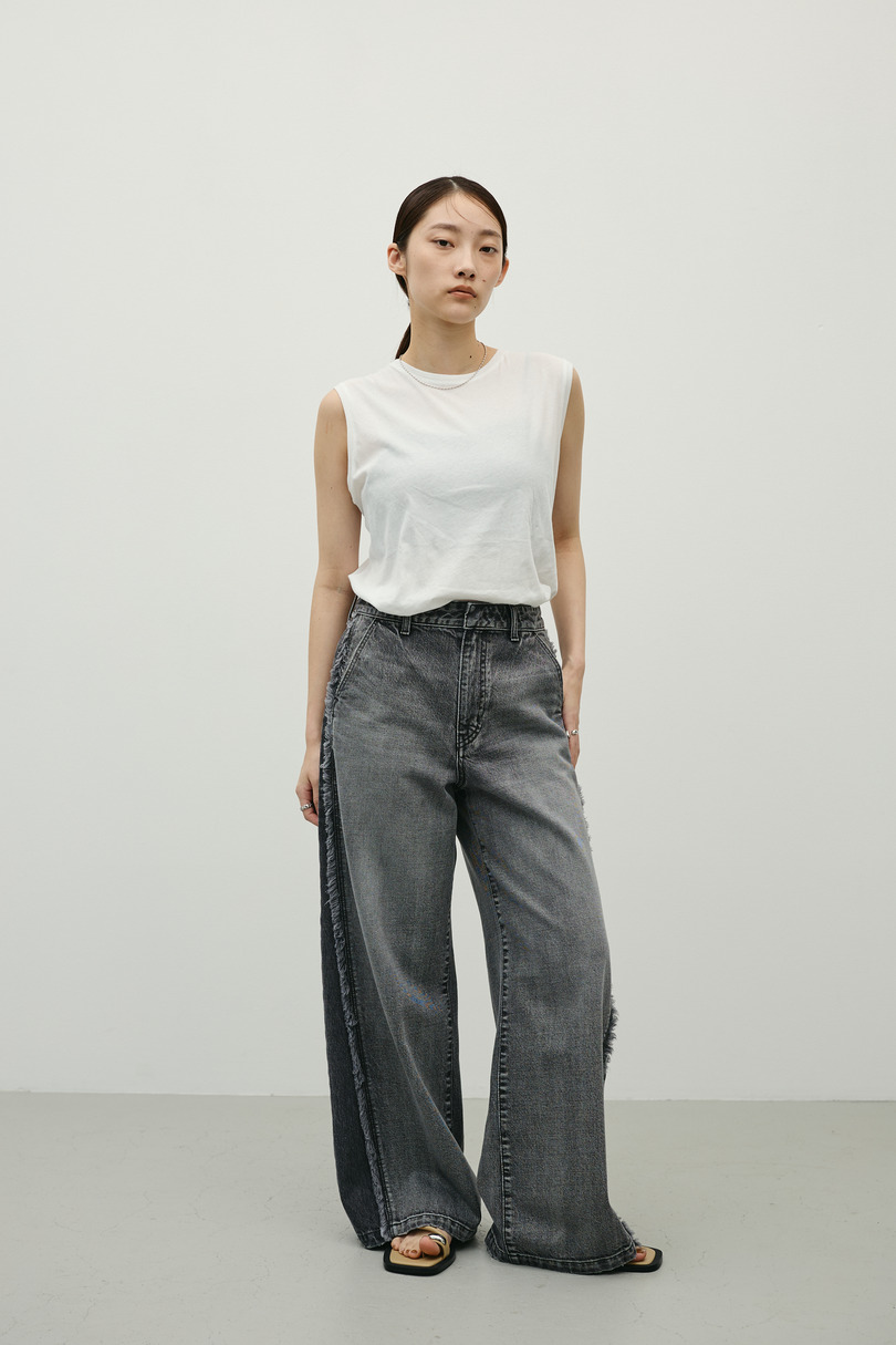 シアーバックシームタンク 詳細画像 WHT 3