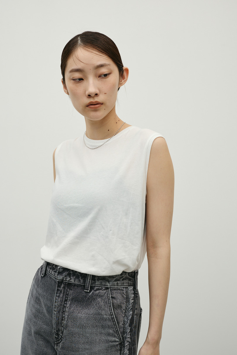 シアーバックシームタンク 詳細画像 WHT 4