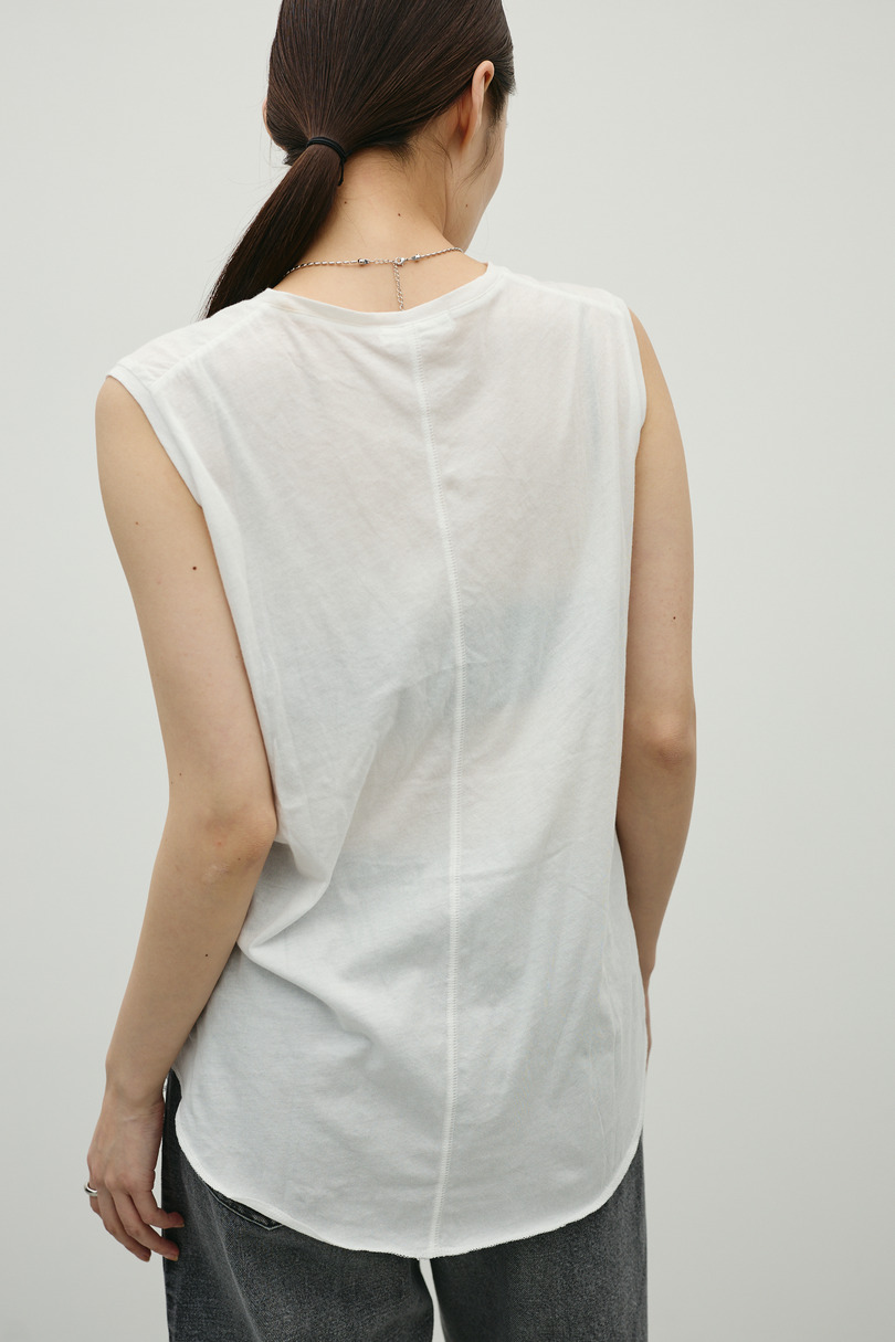 シアーバックシームタンク 詳細画像 WHT 5