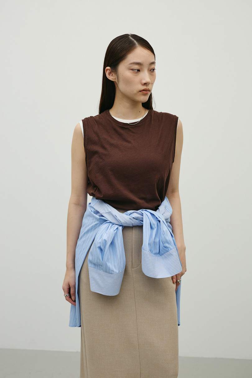 シアーバックシームタンク 詳細画像 BRN 4