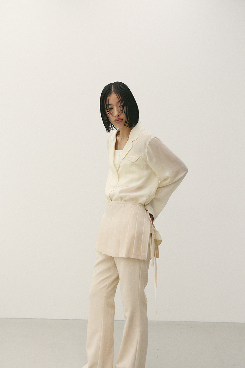 テーラーカラーオープンシャツ 詳細画像 IVOY 3