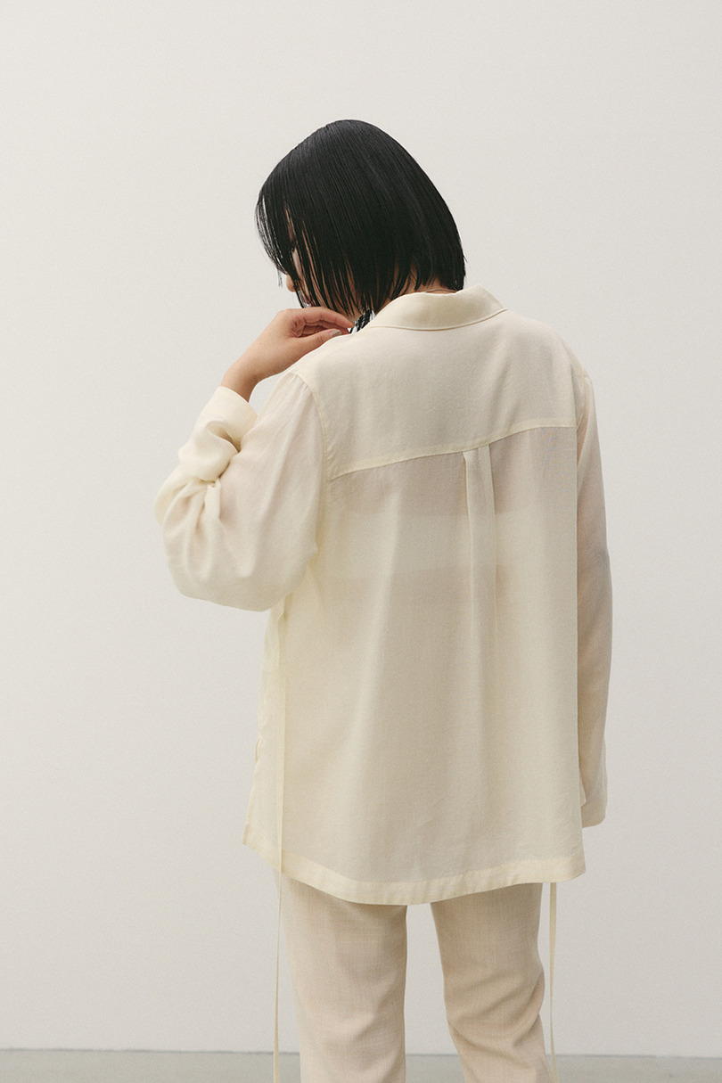 テーラーカラーオープンシャツ 詳細画像 IVOY 7