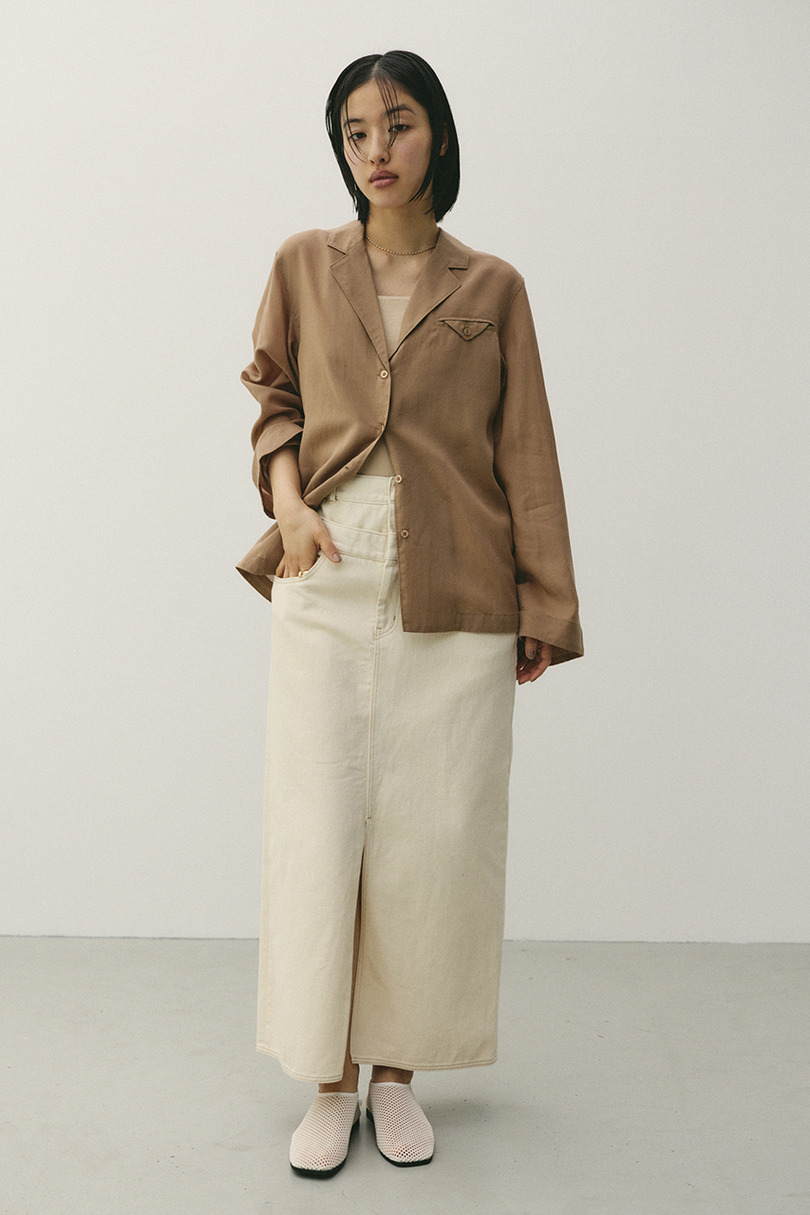 テーラーカラーオープンシャツ 詳細画像 L/BRN 7